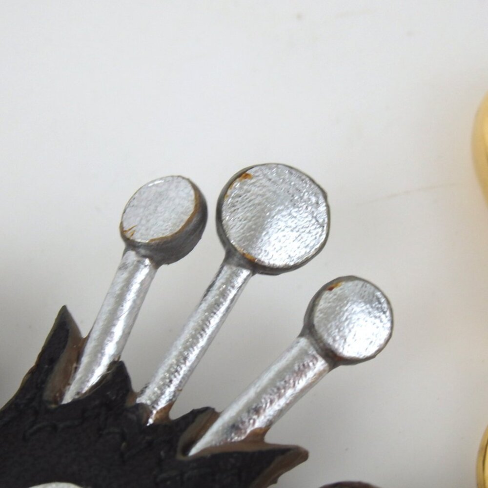 Authentic Miu Miu Flower Motif Key Ring Leather [… - image 4